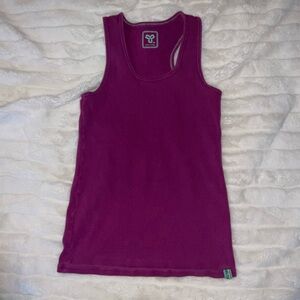 TNA Purple ribbed Tank Top